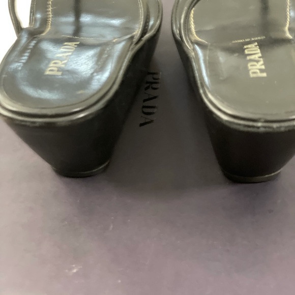 Prada wedge heeled flip flops - Picture 12 of 15